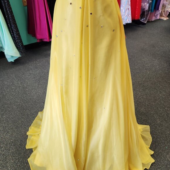 Mori Lee 95066 Yellow Size 6 Mori Lee 95066 Prom Dress/Formal Gown - Picture 3 of 8